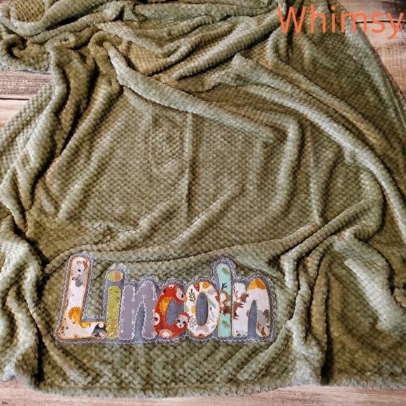 Personalized Custom Name Blanket Throw Great Gift - Picture 2 of 6